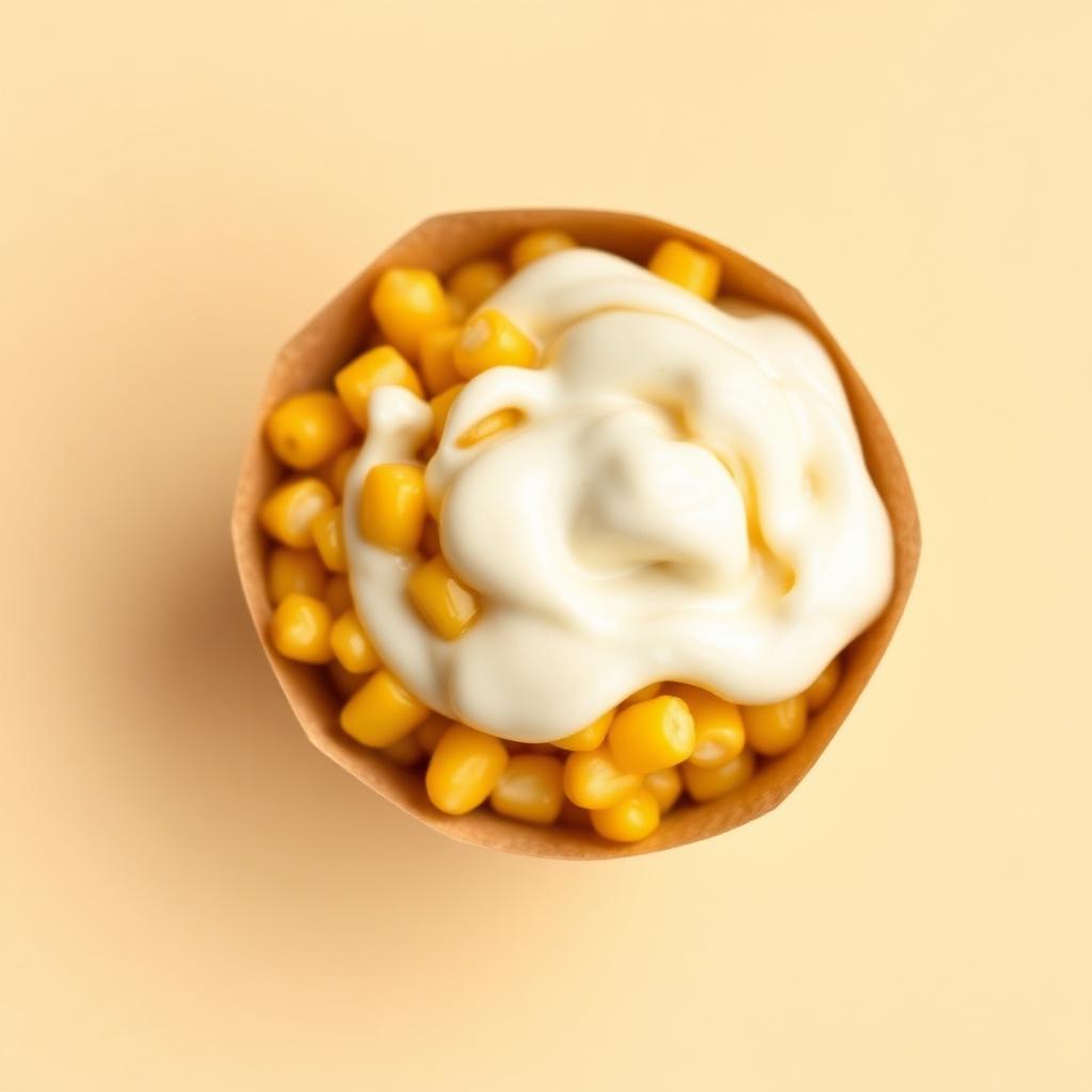 Cream corn cup